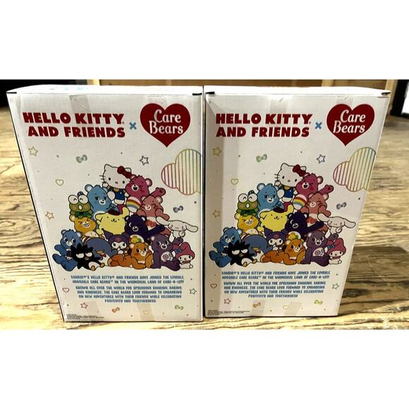 HELLO KITTY Cheer Bear 10.5" SET OF 2 Cheer Bear Plushes Kuromi & My Melody - Picture 4 of 4